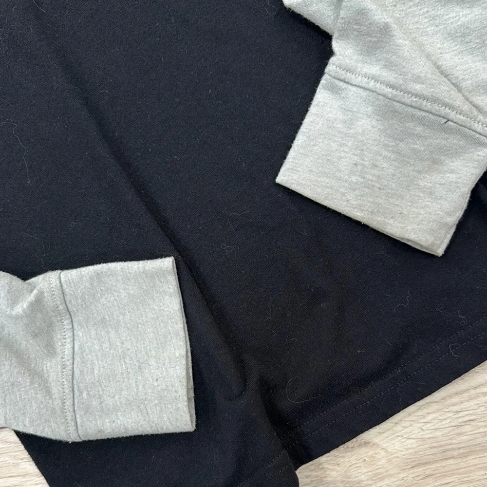The Children's Place Black & Gray Long Sleeve Tee